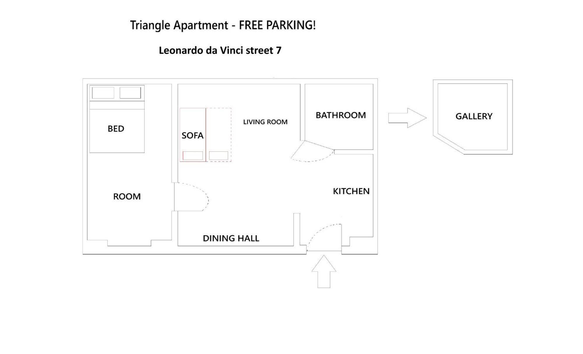 Apartmán Triangle - Free Parking! Budapest